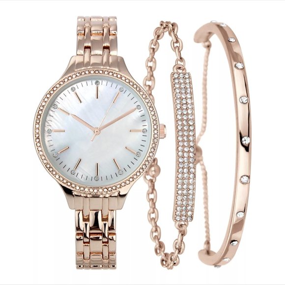 INC INTERNATIONAL CONCEPTS Women\'s Bracelet Watch Set 36mm